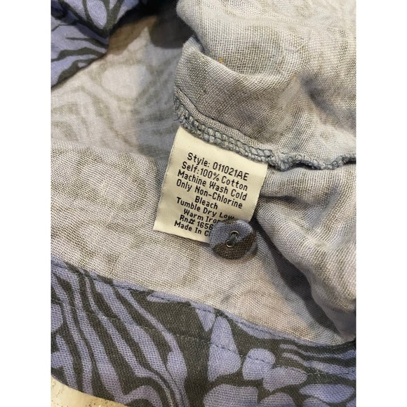 Calmé by Johnny Was Double Pocket Shacket Button Up Shirt - Picture 10 of 10